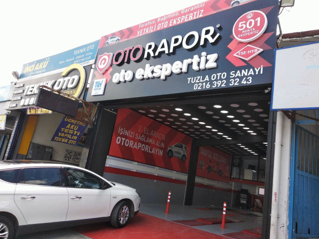 Otorapor Tuzla Sanayi̇ Oto Eksperti̇z İstanbul Tuzla 